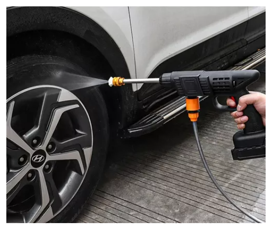 Hidrolavadora Inalambrica + Baterías + Adaptador