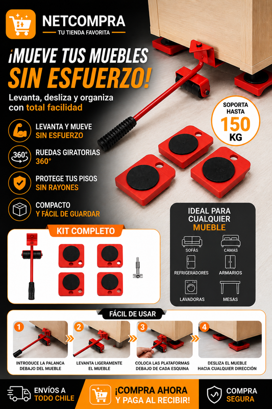 KIT LEVANTA MUEBLES
