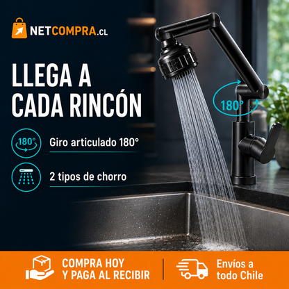LLAVE MONOMANDO 180° DE COCINA