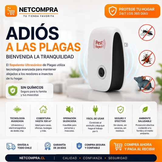 Repelente ultrasonico de plagas