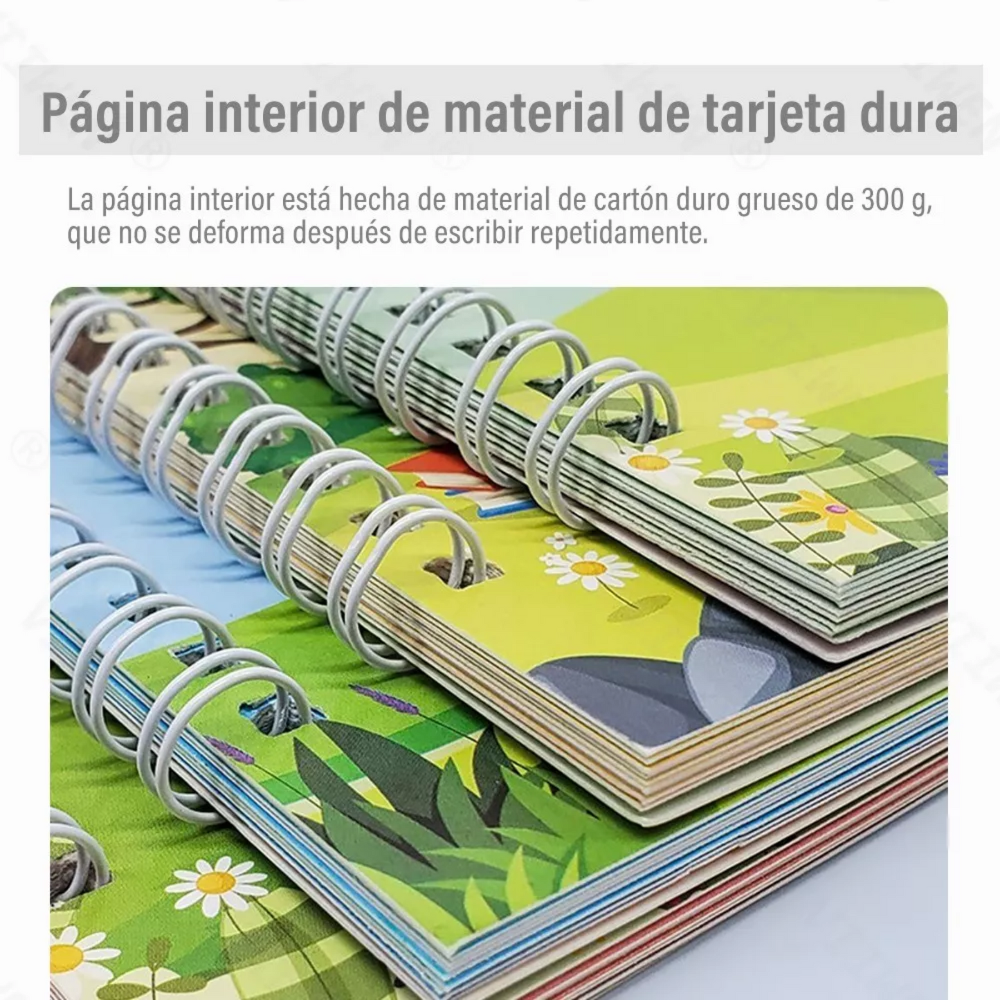 Set de 4 Cuadernos Mágicos Caligrafía Montessori