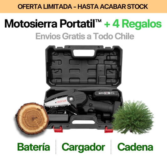 Motosierra Inalámbrica + 2 Baterías