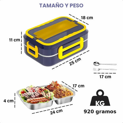 Lonchera Calentador Comida Portatil Auto